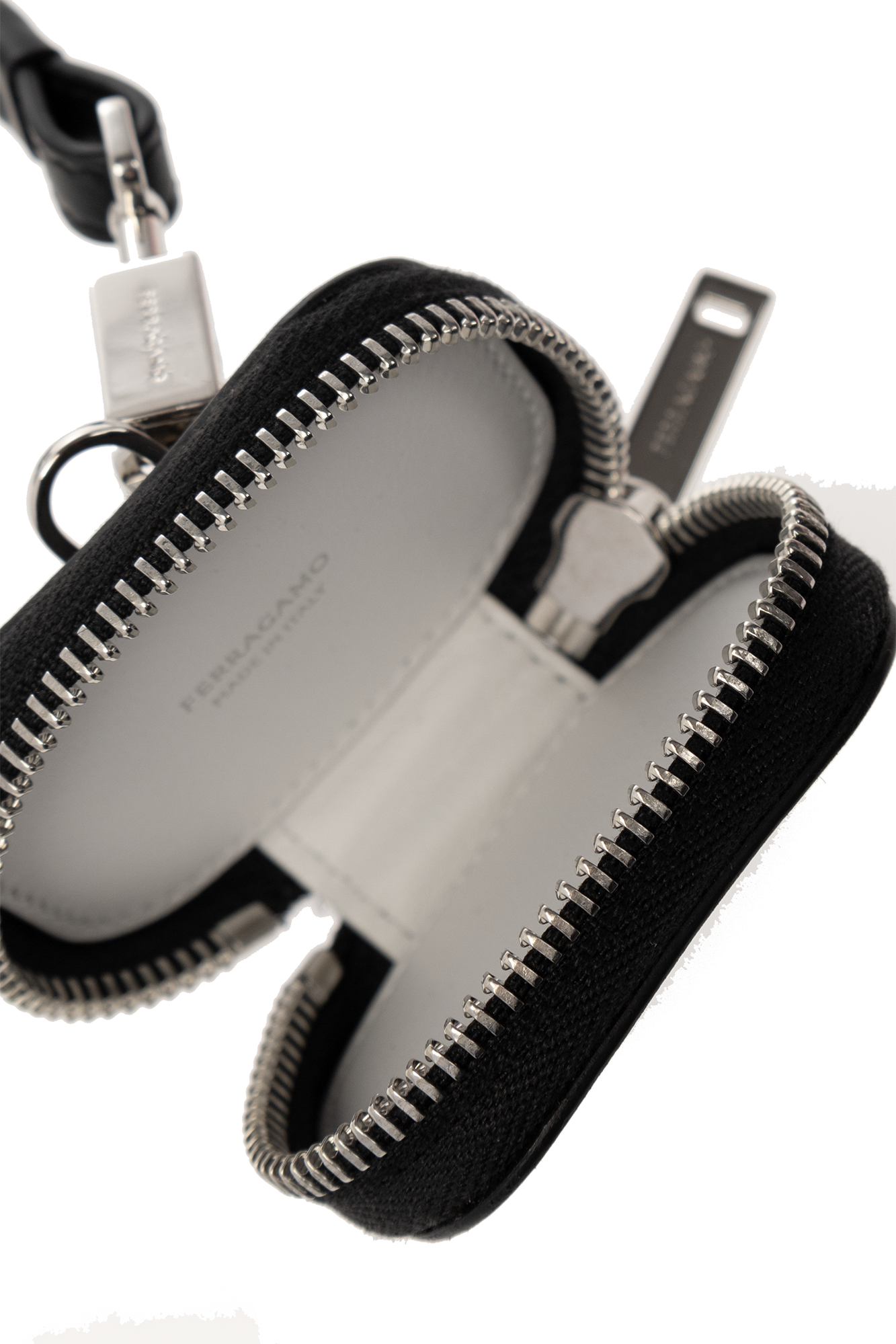 フェラガモ AirPodsホルダー PORTA AIRPODS Ferragamo AirPods Pro ケース | ブラック | FARFETCH JP